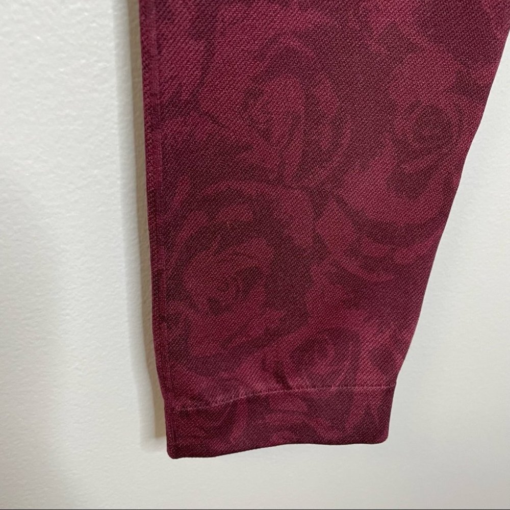 Spanx Look at Me Now Cropped Garnet Rose Seamless Leggings - Picture 5 of 8